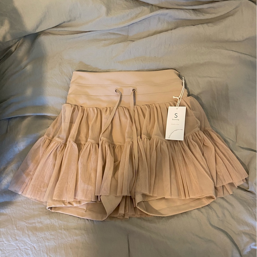 NWT Café au Lait Pirouette Skort Popflex Blogilates